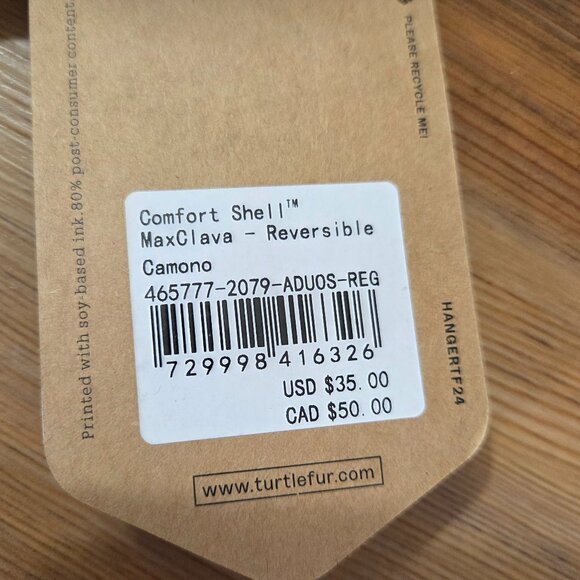 Turtle Fur MaxClava Comfort Shell Reversible Camono - Picture 3 of 6